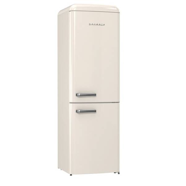 Chladnička s mrazničkou Gorenje ONRK619DC krémová barva
