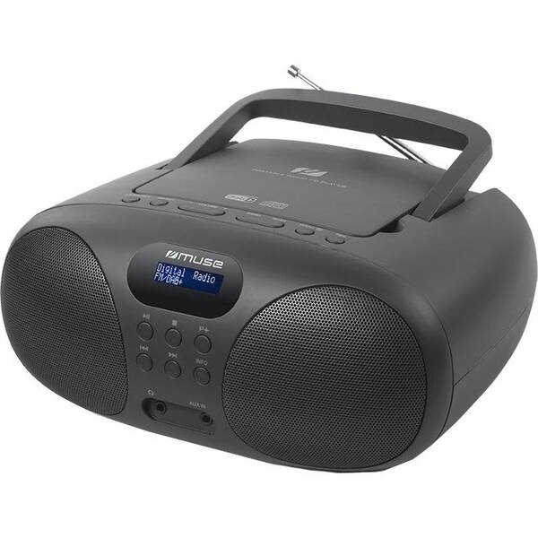 Radiopřijímač DAB+/CD MUSE M-208DB černá barva
