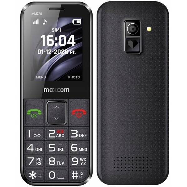 Mobilní telefon MaxCom Comfort MM730 černá barva
