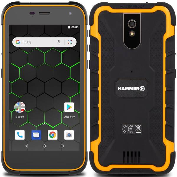 Mobilní telefon myPhone Hammer Active 2 oranžová barva
