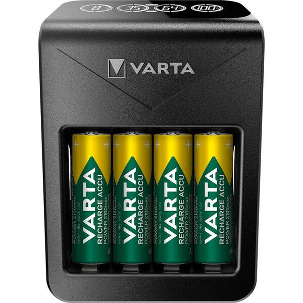 Nabíječka Varta LCD Plug Charger+ 4x AA 2100mAh 

