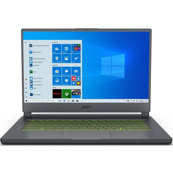 Notebook MSI Delta 15 A5EFK-021CZ černá barva
