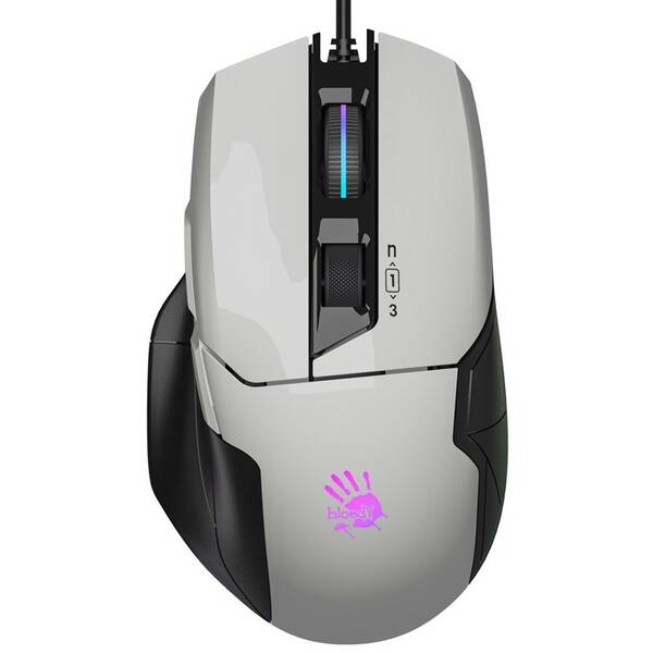 Myš A4Tech Bloody W70 Max Activated, 12000 DPI, USB bílá barva
