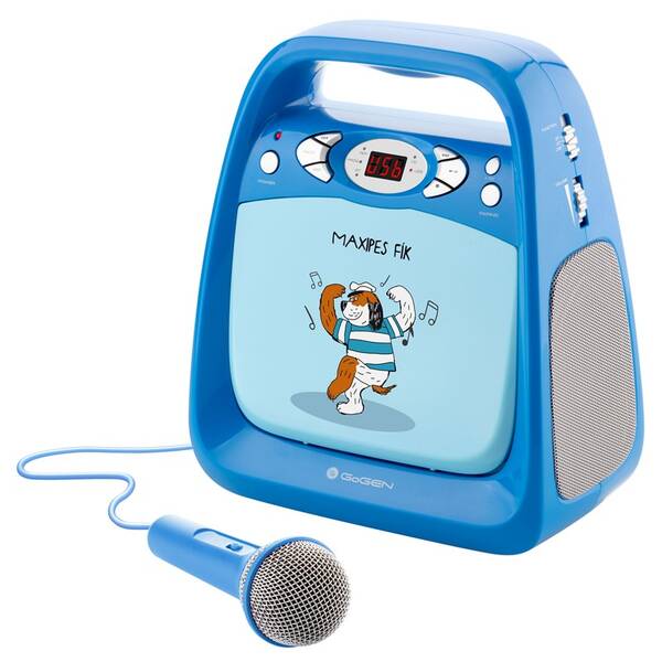 CD přehrávač GoGEN MAXI KARAOKE modrá barva
