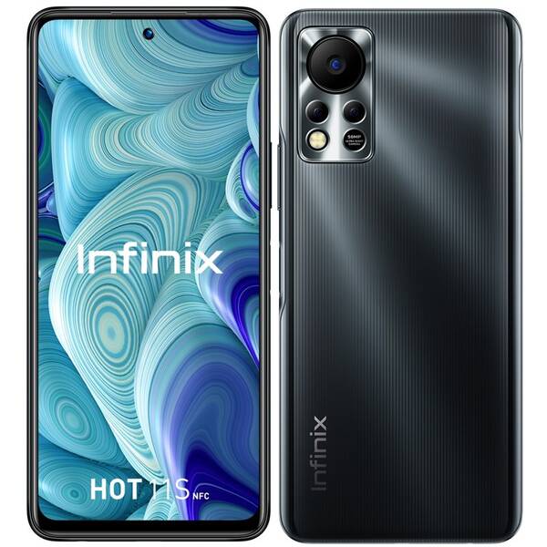 Mobilní telefon Infinix Hot 11S NFC 6GB/128GB černá barva
