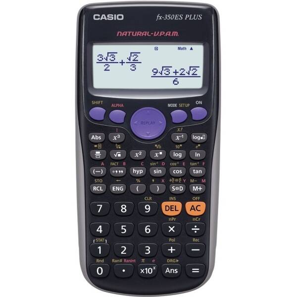 Kalkulačka Casio FX350 ES PLUS černá barva
