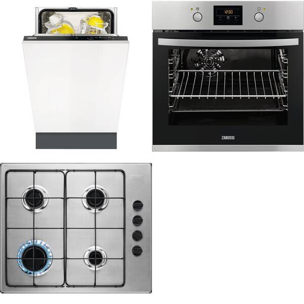 Set výrobků Zanussi ZOB35722XU + ZGH62414XA + ZDV12003FA 
