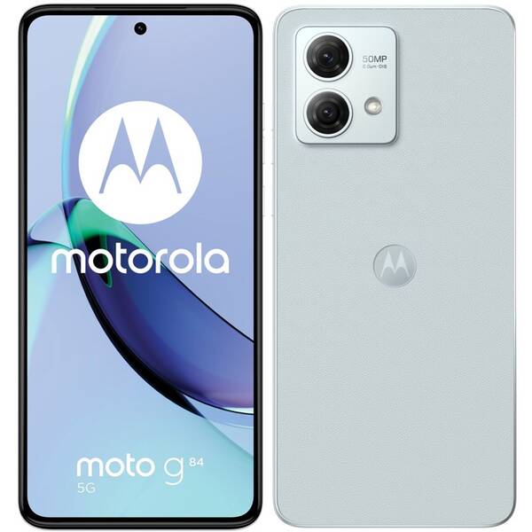 Mobilní telefon Motorola Moto G84 5G 8 GB /  256 GB - Marshmaloow Blue (Vegan Leather) 
