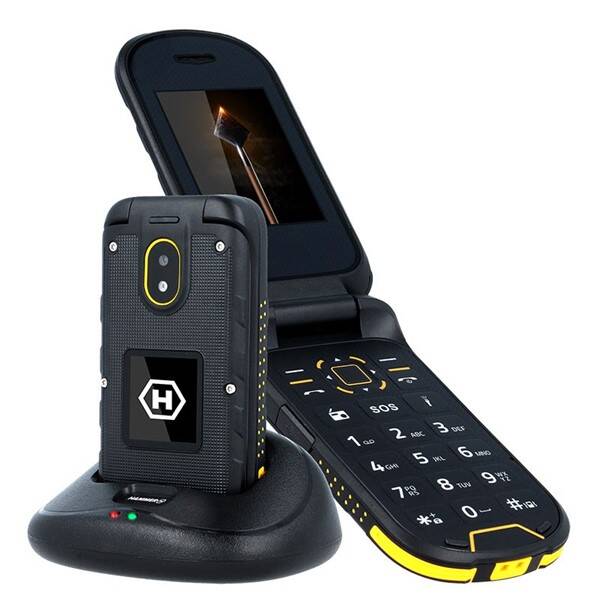 Mobilní telefon myPhone Hammer Bow Plus Dual SIM černá barva

