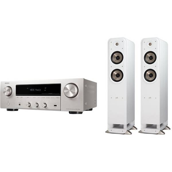 AV Receiver Denon DRA-900H + repro Polk Signature S55 ELITE 2 ks stříbrná barva
