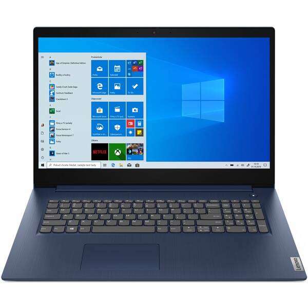 Notebook Lenovo Ideapad 3-17ARE05 - ZÁNOVNÍ - 12 měsíců záruka modrá barva
