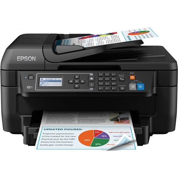 Tiskárna multifunkční Epson WorkForce WF-2750DWF černá barva
