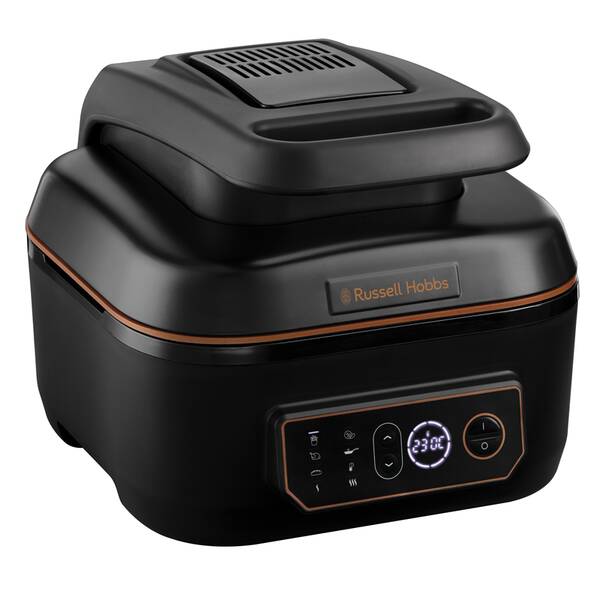 Multifunkční hrnec RUSSELL HOBBS 26520-56 SatisFry Air&Grill Multi, 5,5 l černá barva
