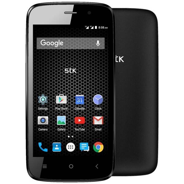 Mobilní telefon STK Storm 4 Dual SIM černá barva
