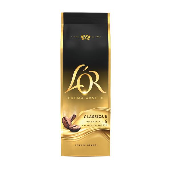 Káva zrnková L’OR Crema Absolu CLASSIQUE 500 g 
