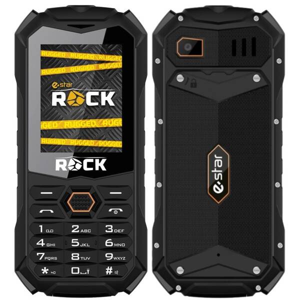 Mobilní telefon eStar ROCK černá barva
