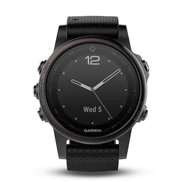 Chytré hodinky Garmin Fenix 5S Sapphire černá barva
