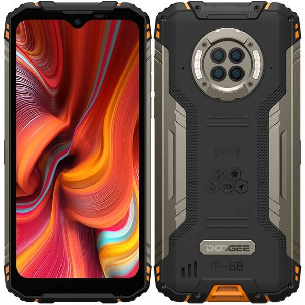 Mobilní telefon Doogee S96 PRO Dual SIM - ZÁNOVNÍ - 12 měsíců záruka oranžová barva
