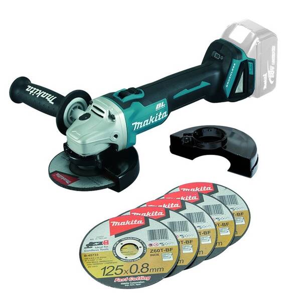 Úhlová bruska Makita DGA504ZX1 (bez baterie) 
