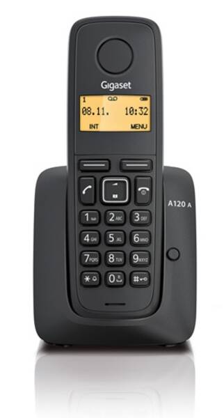 Domácí telefon Gigaset A120A černá barva
