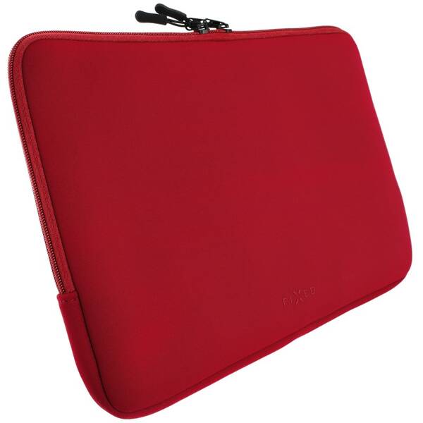 Pouzdro na notebook FIXED Sleeve do 14" červená barva
