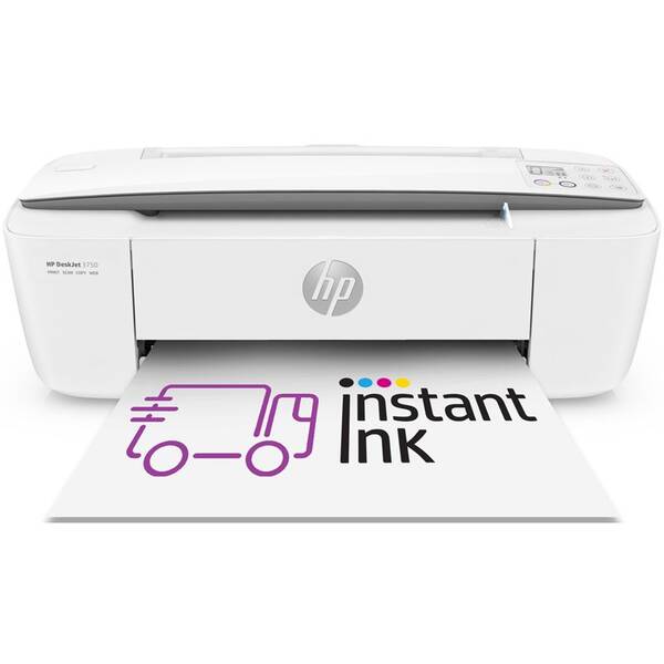 Tiskárna multifunkční HP 3750, služba HP Instant Ink bílá barva
