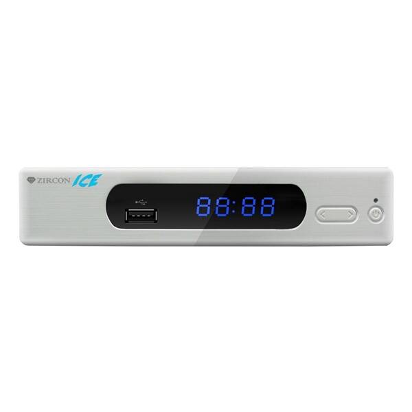 Set-top box Zircon ICE s DVB-T2 s HEVC (H.265) bílá barva
