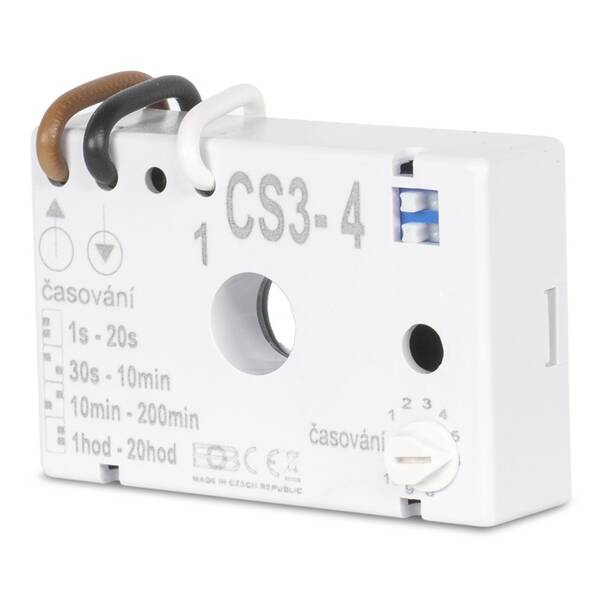 Spínač časový Elektrobock CS3-4 pod vypínač 

