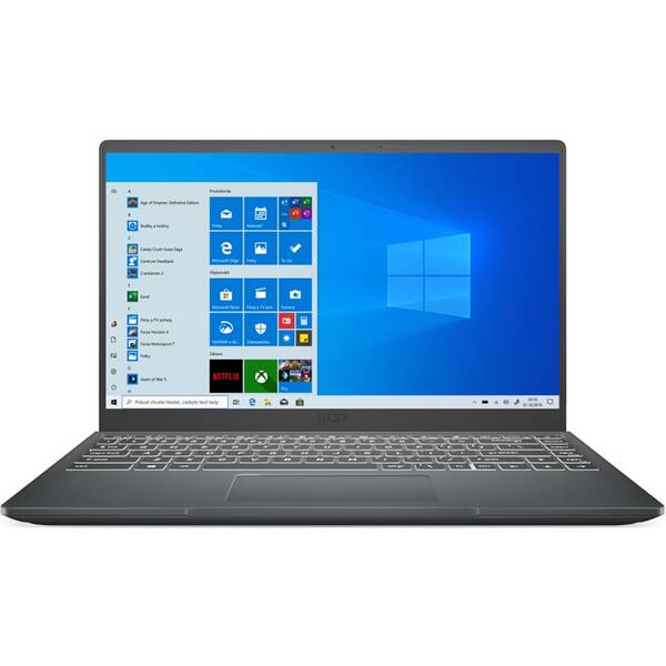 Notebook MSI Modern 14 šedá barva
