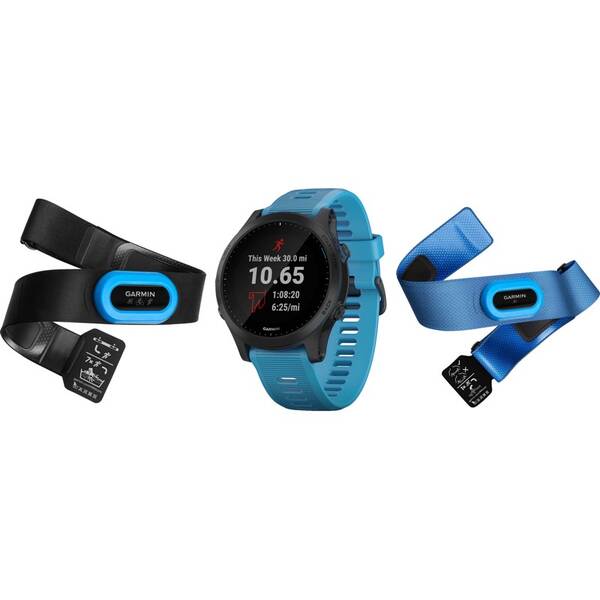 GPS hodinky Garmin 945 Optic TRI bundle modrá barva
