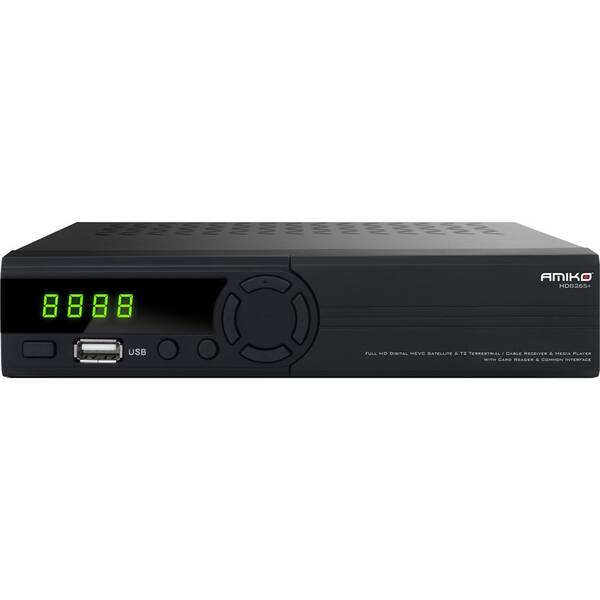Satelitní přijímač Amiko HD8265+ černá barva
