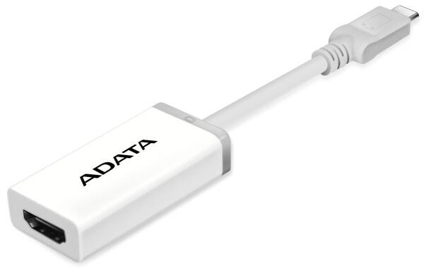 Redukce ADATA HDMI / USB-C bílá barva
