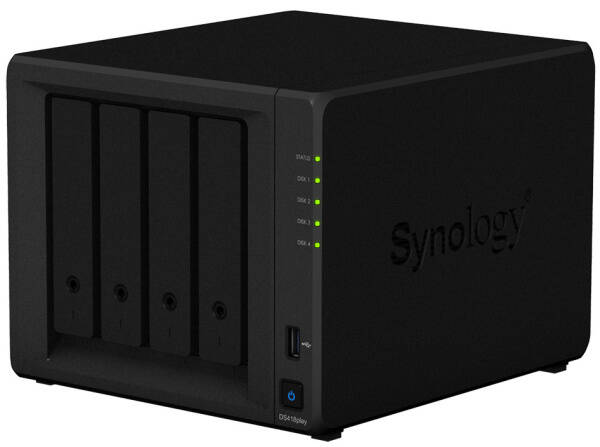 Datové úložiště (NAS) Synology DS418play černá barva

