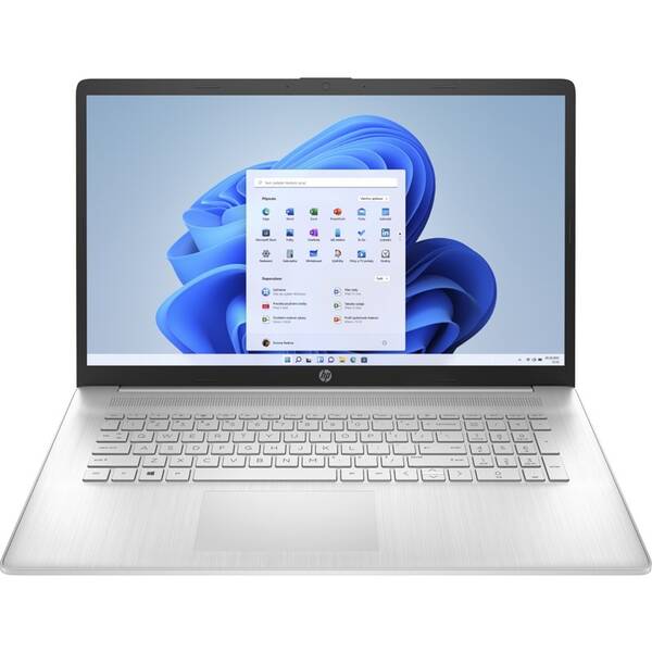 Notebook HP 17-cn0002nc stříbrná barva
