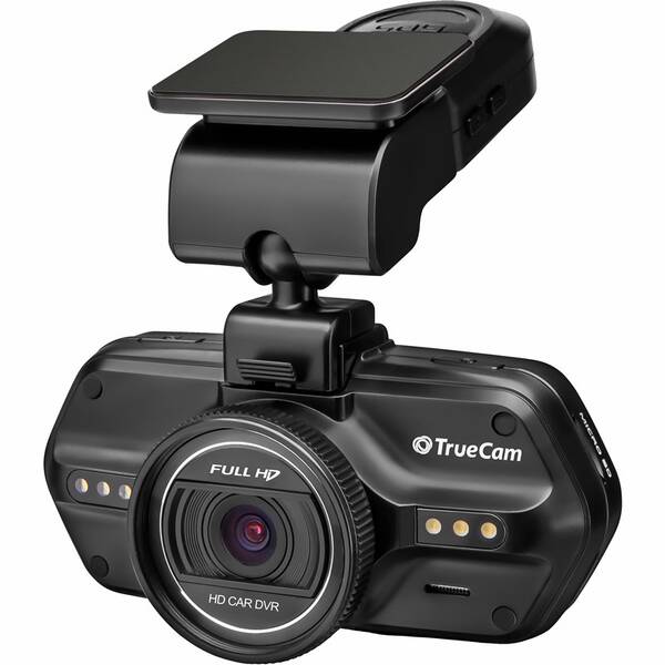 Autokamera TrueCam A5s GPS (s hlášením radarů) černá barva
