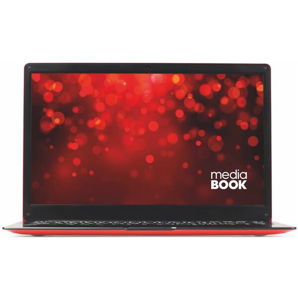 Notebook mediaBOOK 14 červená barva
