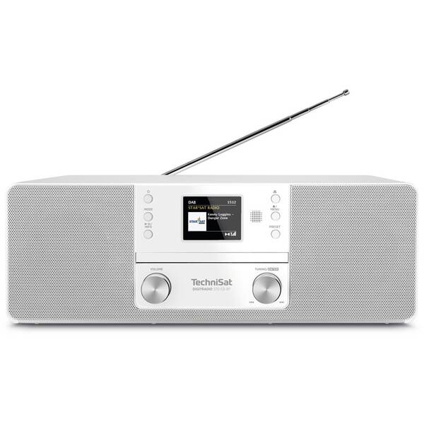 Radiopřijímač DAB+/CD Technisat DIGITRADIO 370 CD BT bílá barva
