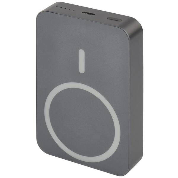 Powerbank EMOS WI 1046, 10 000 mAh, 20 W+Wireless šedá barva
