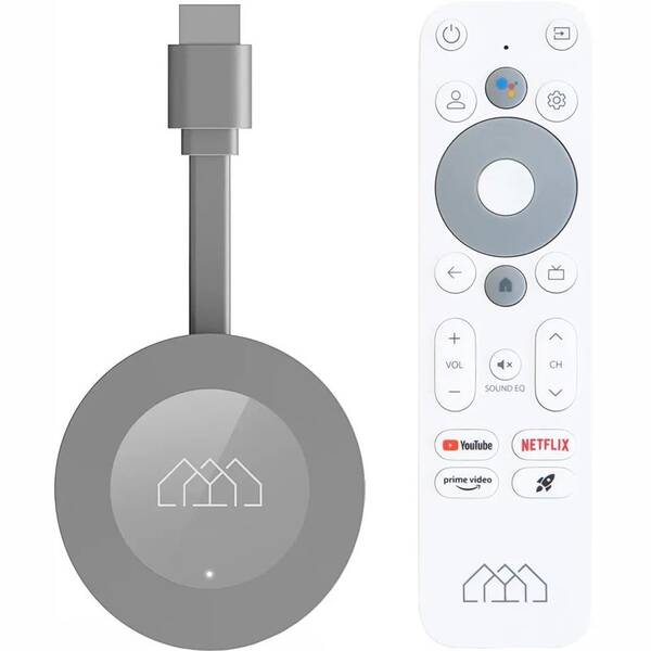 Multimediální centrum HOMATICS Dongle G 4K Google TV šedá barva
