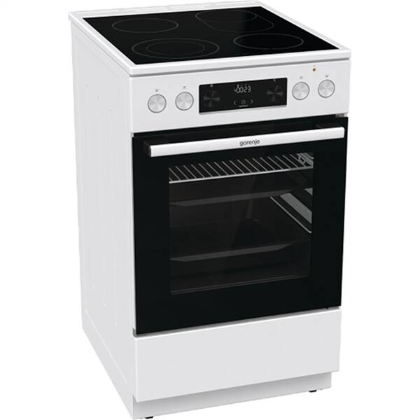Sklokeramický sporák Gorenje GECS5C60WPA bílá barva
