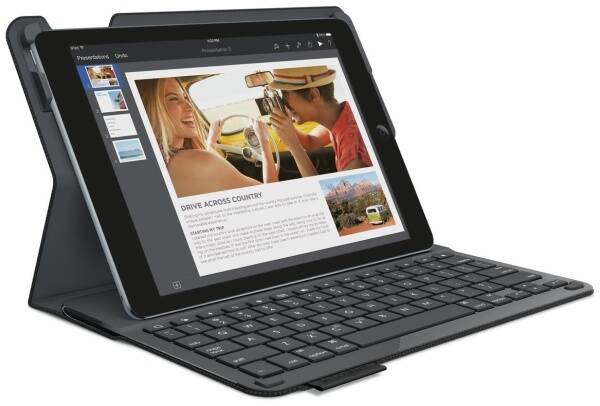 Pouzdro na tablet s klávesnicí Logitech Type+ pro iPad Air 2 černá barva

