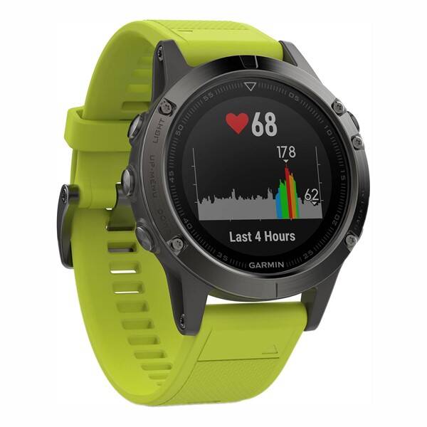 Chytré hodinky Garmin Fenix 5 šedá barva
