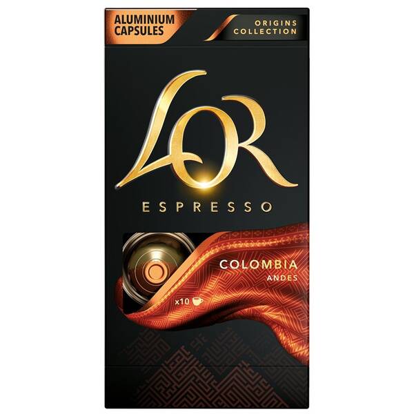 Kapsle pro espressa L’OR COLOMBIA 10 ks 
