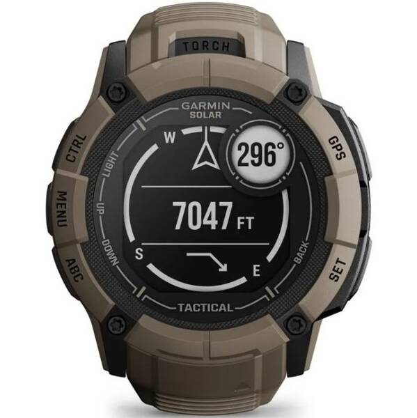 Chytré hodinky Garmin Instinct 2X Solar - Tactical Edition - Coyote Tan 
