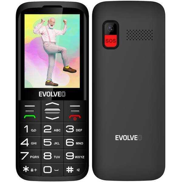Mobilní telefon Evolveo EasyPhone XO černá barva
