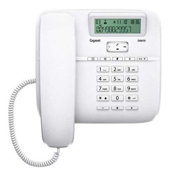 Domácí telefon Gigaset DA610 bílá barva
