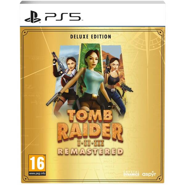 Hra U&I Entertainment PlayStation 5 Tomb Raider I-III Remastered Starring Lara Croft: Deluxe Edition 
