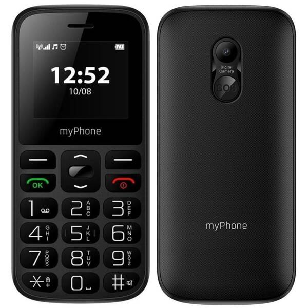 Mobilní telefon myPhone Halo A Senior černá barva
