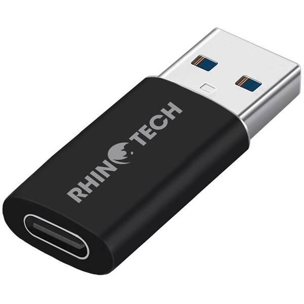 Redukce RhinoTech USB-A 3.0/USB-C černá barva
