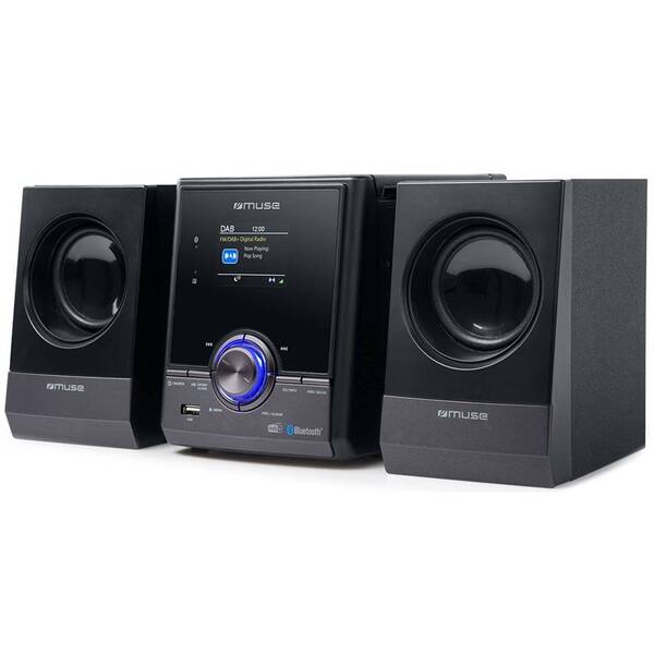 Mikrosystém MUSE M-50 DBT černá barva
